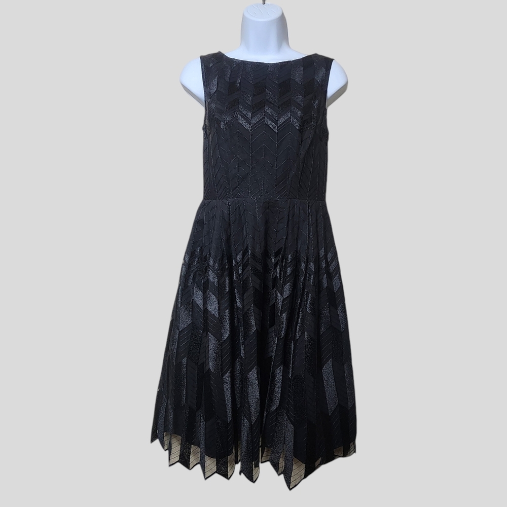 Cynthia Steffe Amalia Fit & Flare Black Dress